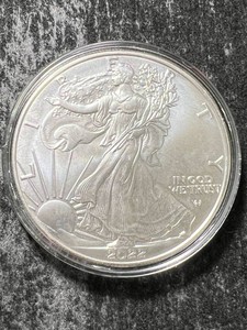 2022 AMERICAN SILVER EAGLE 1 TROY OZ .999 FINE SILVER IN AIRTITE