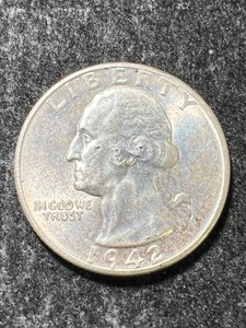 1942-D US WASHINGTON QUARTER