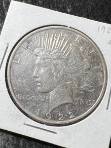 1922 US PEACE SILVER DOLLAR
