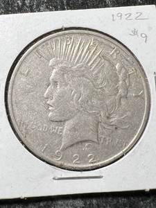 1922 US PEACE SILVER DOLLAR