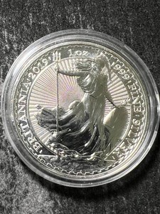 2019 BRITTANIA 1 TROY OZ .999 FINE SILVER IN AIRTITE