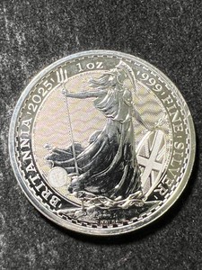 2025 BRITTANIA 1 TROY OZ .999 FINE SILVER