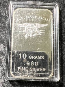 10 GRAMS .999 FINE SILVER BAR IN AIRTITE