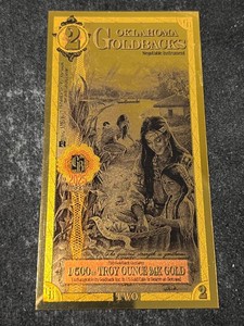 OKLAHOMA GOLDBACK 1500TH TROY OZ 24K GOLD