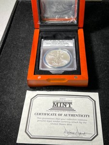2017-W AMERICAN SILVER EAGLE ANACS SP70