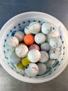 Bucket of over 3 dozen Golf Balls