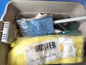 Lot of cleaning items
