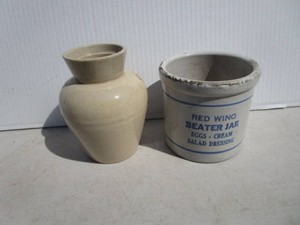 Red Wing Beater Jar, Snuff Jar