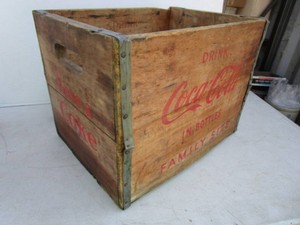 Coca Cola Bottle Wooden Box