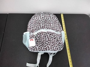 Dealworthy Mint & Brown Leopard Print School Backpack - Fits 15 Laptop - New with Tags
