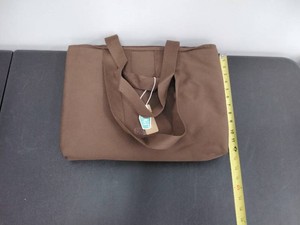 BAGSMART Brown Zip-Top Laptop Tote Work Bag - New with Tags
