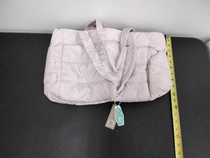 BAGSMART Blush Pink Puffer Quilted Travel Tote Shoulder Bag - New with Tags