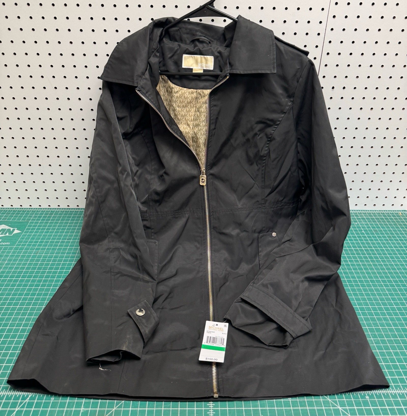 Michael Kors Jacket Size Large M723444B47 Black New