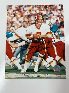 Signed 8x10 Matte Photograph NFL Signed Picture Redskins Joe Theisman