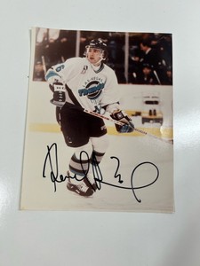 Signed 8x10 Matte Photograph NHL Signed Picture Las Vegas Thunder Redek Bonk