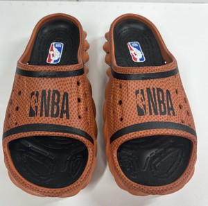 Used NBA Basketball Themed Crocs Size M 5 W 7