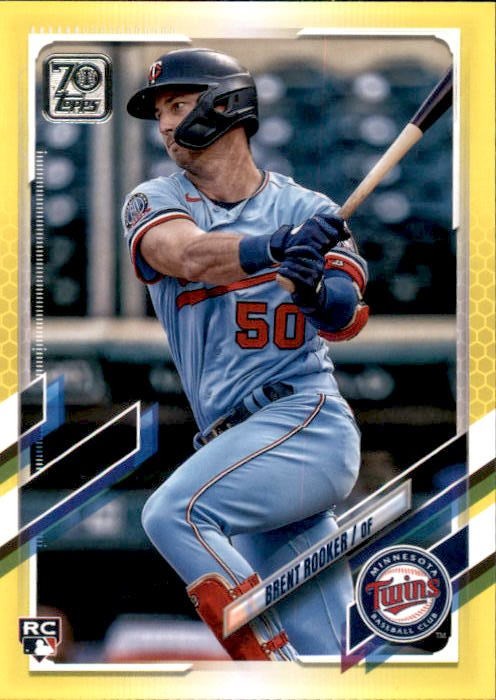 2021 Topps - Brent Rooker #480 Yellow Rookie Minnesota Twins