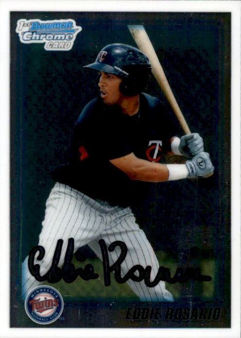 2010 1st Bowman Eddie Rosario Rookie Card Minnesota Twins