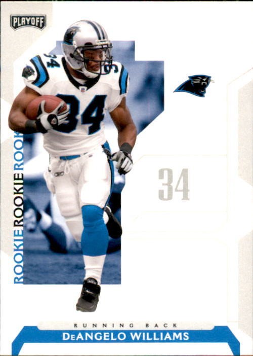 2007 DonrussPlayoff DeAngelo Williams Rookie Card