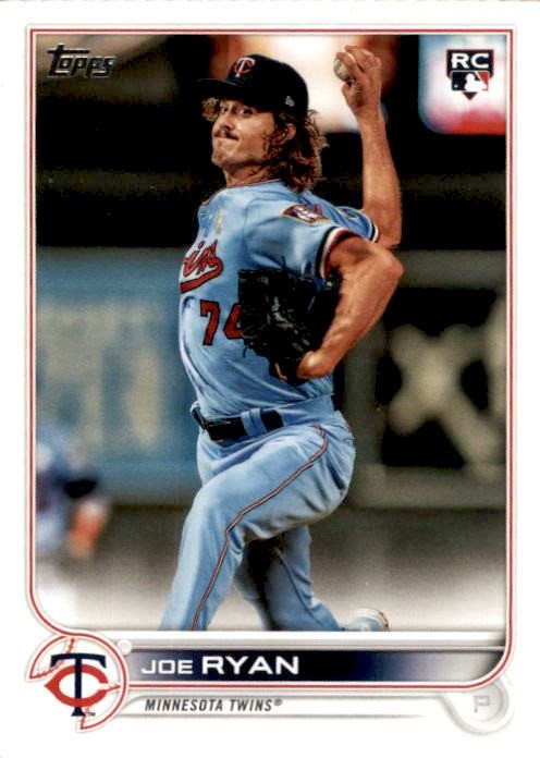 2022 Topps Series 2 Joe Ryan Rookie Card