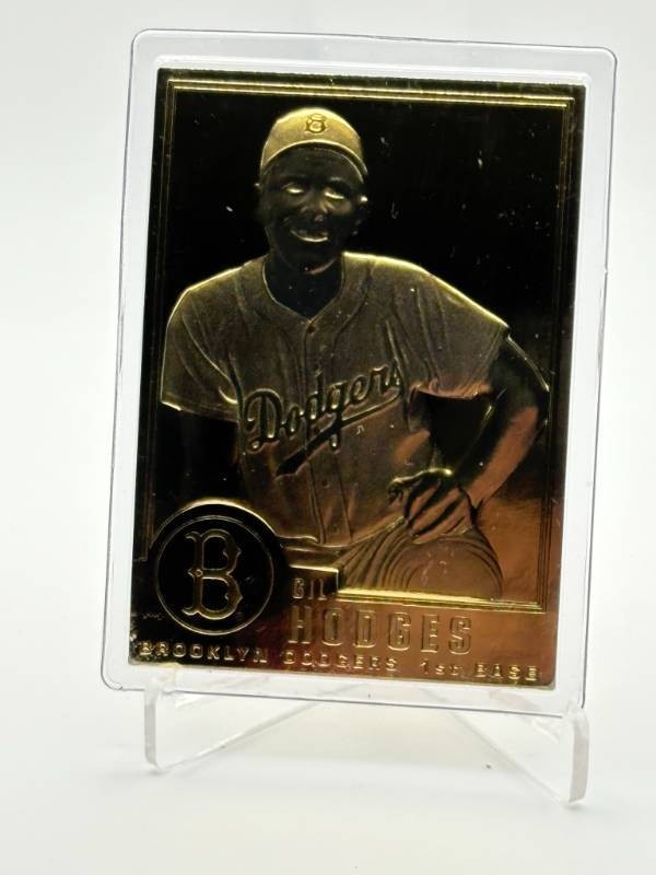 1996 Danbury Mint Sealed 22kt Gold Card Gil Hodges