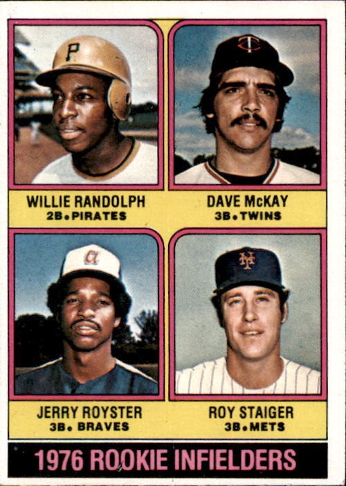 1976 Topps Rookie Infielders Willie Randolph Rookie Card MLB Legend