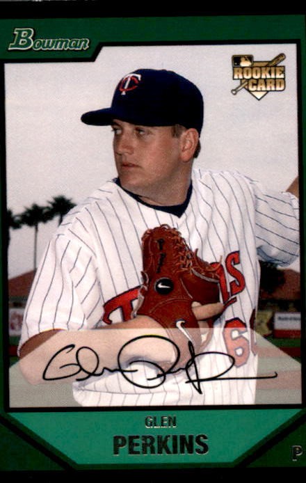 2007 Bowman Draft Picks & Prospects - Glen Perkins Rookie Card