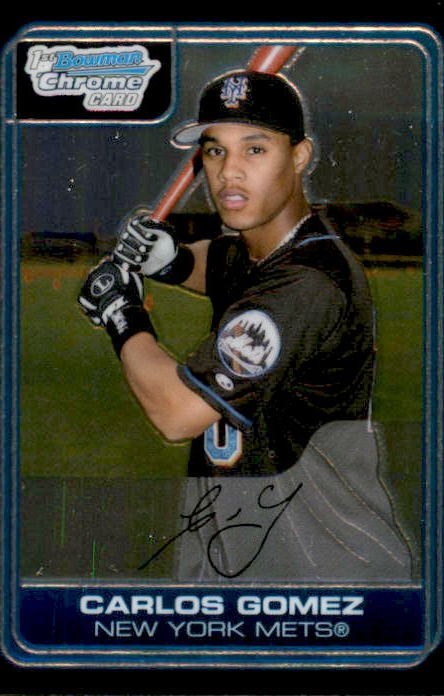 2005 1st Bowman Chrome Carlos Gomez Former Minnesota Twn