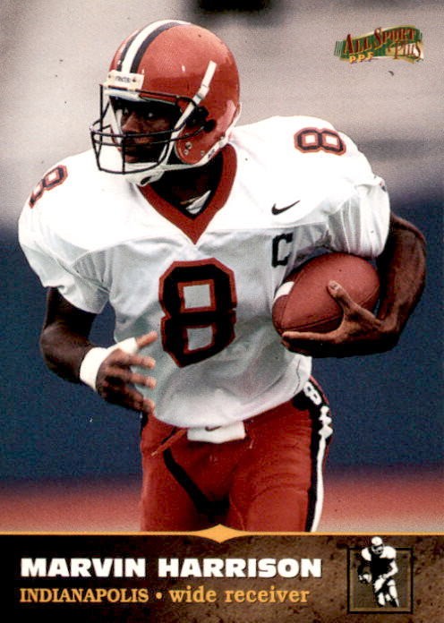 1996 Pro Line Rookie Cards Marvin Harrison Rookie