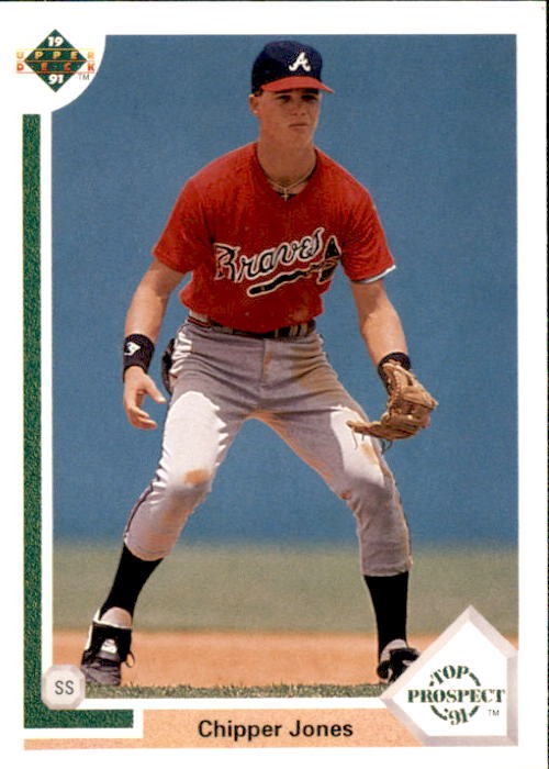 1991 Upper Deck - Top Prospect Chipper Jones #55 (RC)