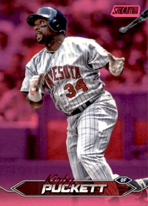 2024 Topps Stadium Club - Kirby Puckett #147 Pink Foil