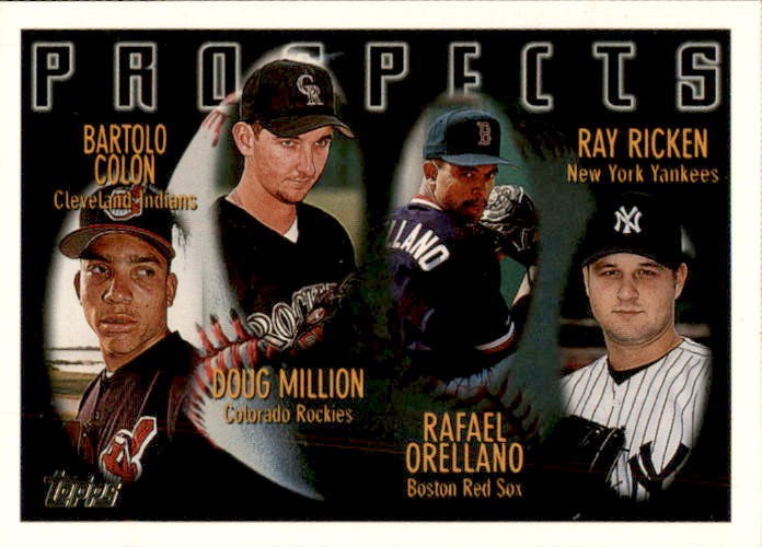 1996 Topps Bartolo Colon Prospects Rookie Card