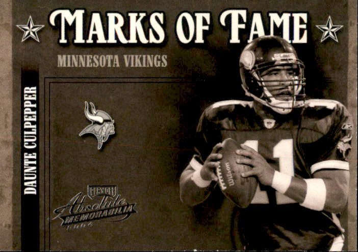 2004 Playoff Absolute Memorabilia - Marks of Fame Daunte Culpepper #MOF-7 1000