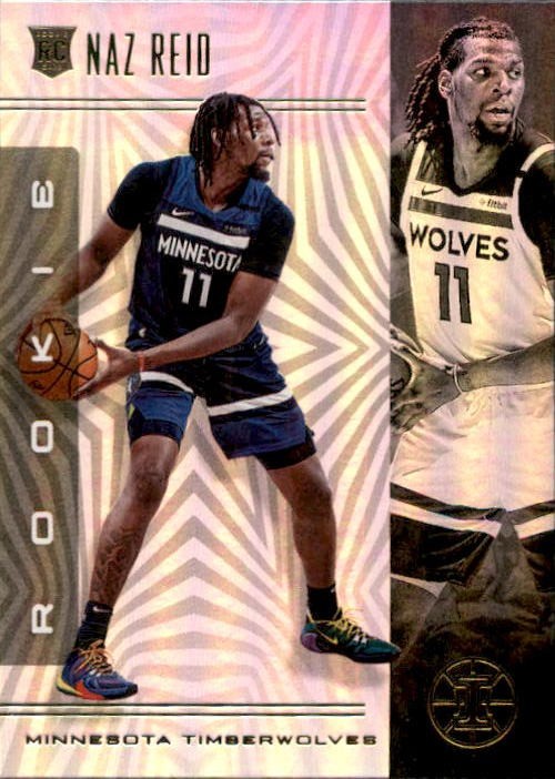 2019-20 Panini Naz Reid Rookie Card Minnesota Timberwolves