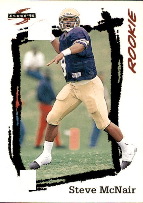 1995 Score Pinnacle Steve McNair Rookie Card Houston Oilers