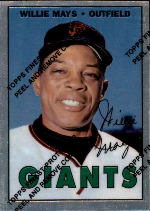 1997 Topps - Willie Mays Reprints Willie Mays #21 Finest 1967 Topps