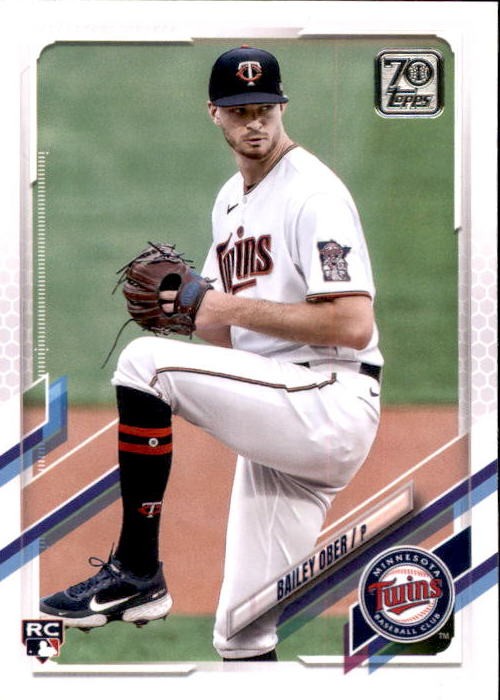 2021 Topps Update Bailey Ober Rookie Card Minnesota Twins