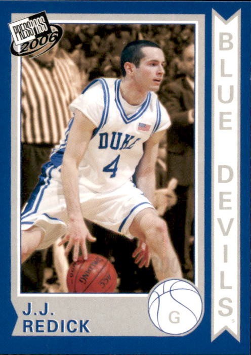 2006 Press Pass - Old School Checklist J.J. Redick #OS 25 (RC) Rookie Card