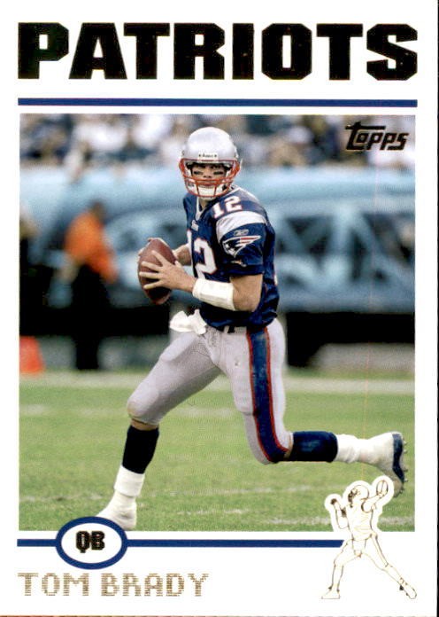 2004 Topps - Tom Brady #275 New England Patriots NFL Hall of Fame