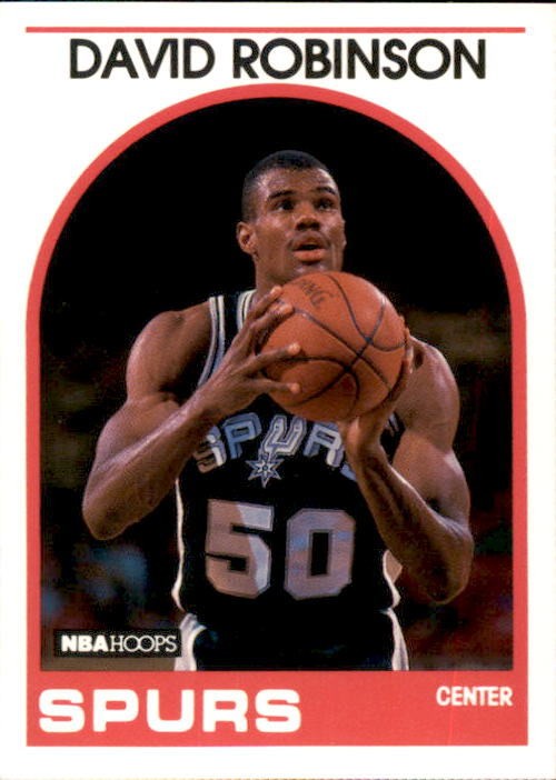 1989-90 NBA Properties David Robinson #310 Rookie Card