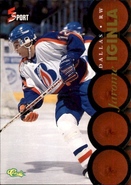 1995 Classic Jarome Iginla Rookie Card NHL Hockey Card