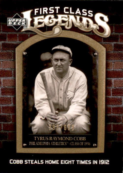 2006 Upper Deck Ty Cobb Serial #d 699