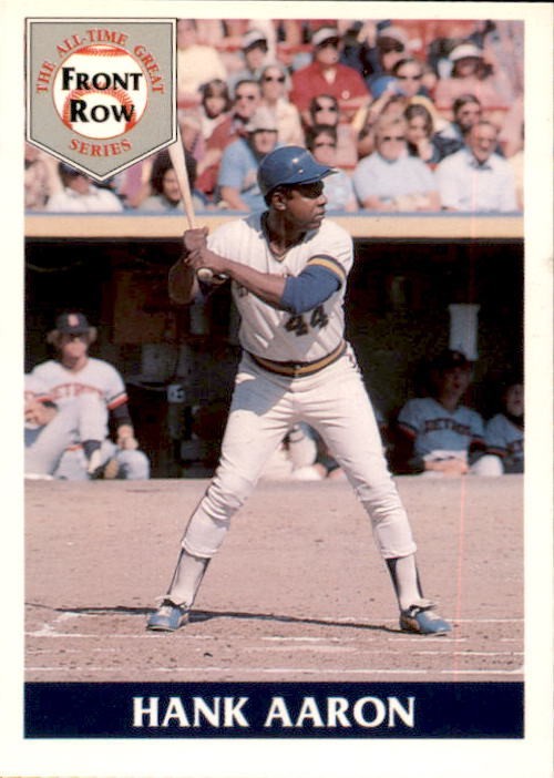 1992 Front Row Hank Aaron Card Greatest Ever