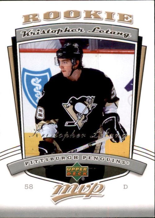 2006-07 Upper Deck MVP - Rookie Kris Letang #309 (RC) Rookie Card