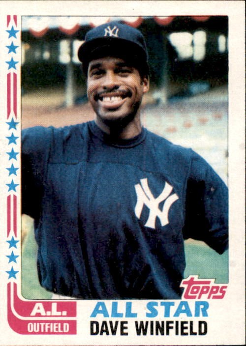 1982 Topps - All-Star Dave Winfield #553 MLB Hall of Fame Minnesota Sport Legend