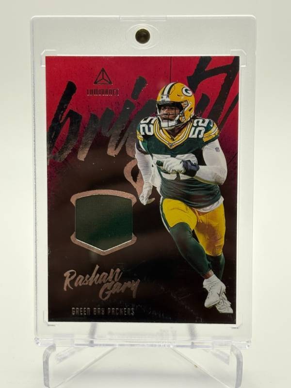 2020 Panini Luminance - Bright Beginnings Jersey Card Rashan Gary Rookie