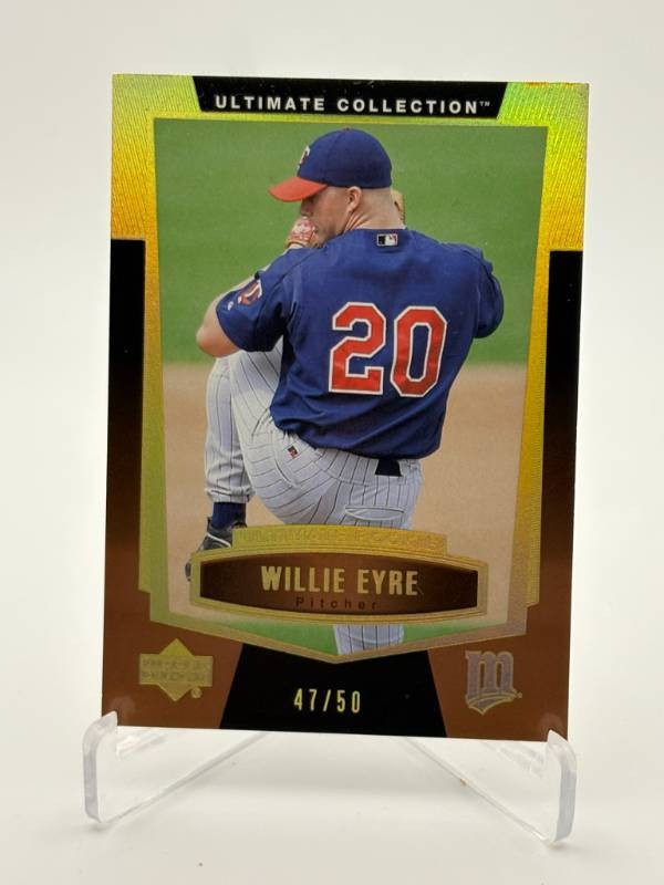 2000 Upper Deck Ultimate Collection Willie Eyre Serial #d 4750 Minnesota Twins