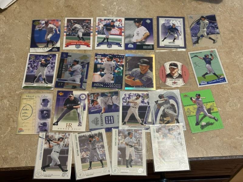 Todd Helton Card Lot, Hall of Famer MLB Colorado Rockies Legend