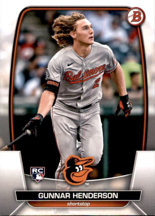 2023 Bowman Gunnar Henderson Rookie Card Orioles