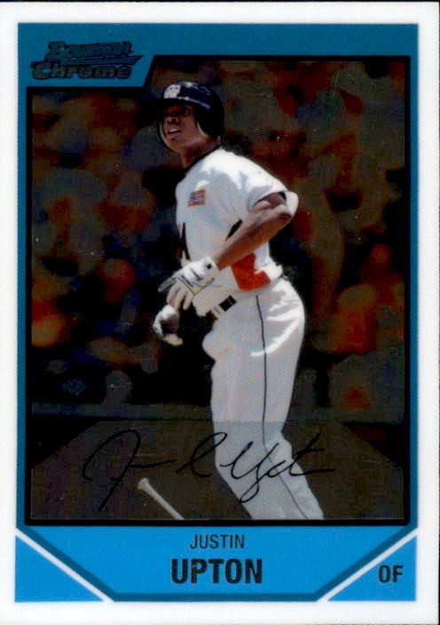 2007 Bowman Chrome Justin Upton Rookie Card